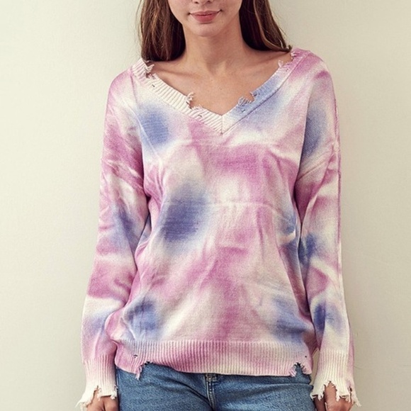TIE DYE SWEATER - Picture 1 of 3